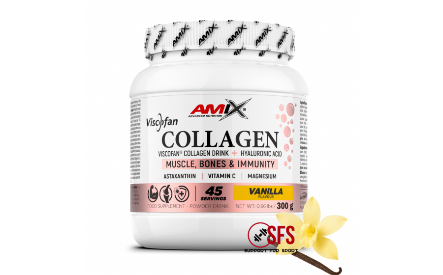 AMIX Collagen Viscofan Drink 300 g Vanilla AMIX Collagen Viscofan Drink 300 g Vanilla