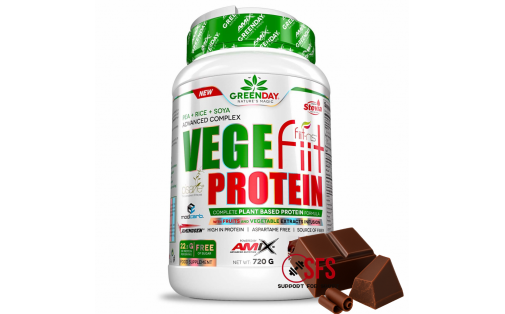 AMIX GreenDay Vege-Fiit Protein 720 g Double Chocolate