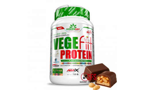 AMIX GreenDay Vege-Fiit Protein 720 g Peanut-Choco-Caramel