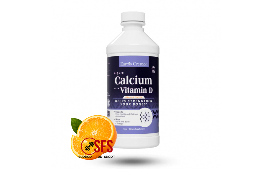 Earth’s Creation Calcium & VitD3+K2 Drink – апельсин – 474 м Earth’s Creation Calcium VitD3 K2 Drink 474 мл апельсин