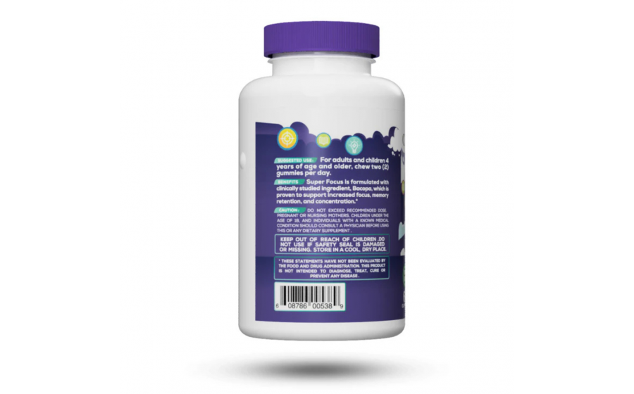 Earth’s Creation Kids Super Focus Bacopa Gummies – focus & m Earth’s Creation Kids Super Focus Bacopa Gummies 60 пастилок – л