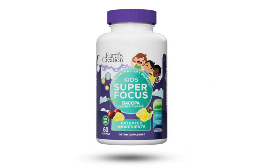 Earth’s Creation Kids Super Focus Bacopa Gummies – focus & m Earth’s Creation Kids Super Focus Bacopa Gummies 60 пастилок – л