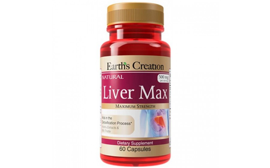 Liver Max 60 капсул – розторопша + куркума Earth’s Creation Liver Max 60 капсул