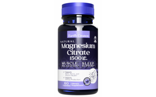 Earth’s Creation Magnesium Citrate 60 капсул аптека