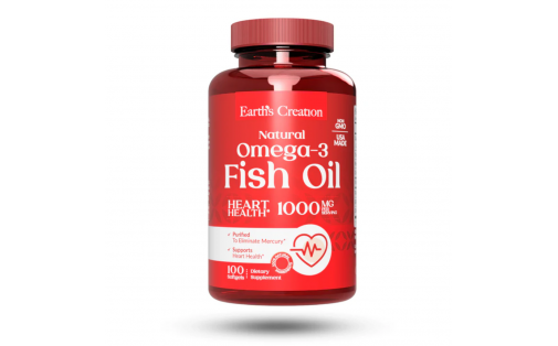 Earth’s Creation Omega‑3 1000 mg — 100 софтгелів