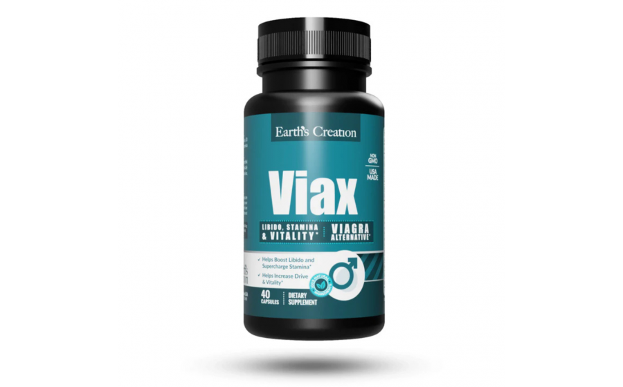 VIAX Male Supplement — 40 капсул — потенція та енергія Earth’s Creation VIAX Male Supplement 40 капсул