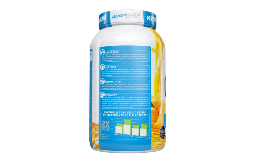 Cryo Cell BCAA Orange Xplosion 1400 г — відновлення, без цукру