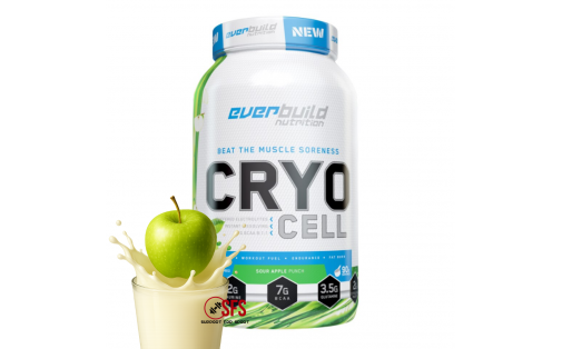 Cryo Cell BCAA 8:1:1 Sour Apple 1400 г — без цукру, цитрулін, 10