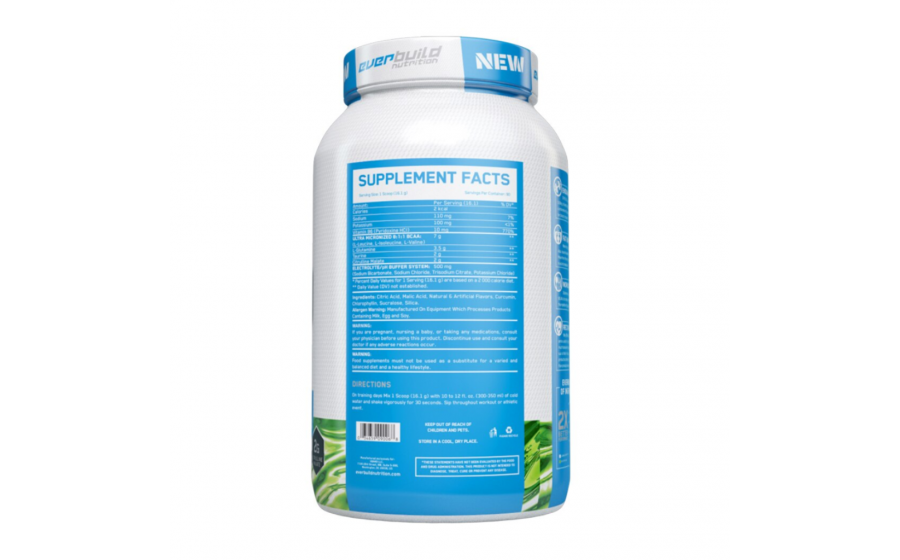 Everbuild Cryo Cell BCAA Sour Apple Punch 1400 г — енергія і від Cryo Cell BCAA 8:1:1 Sour Apple 1400 г — без цукру, цитрулін, 10
