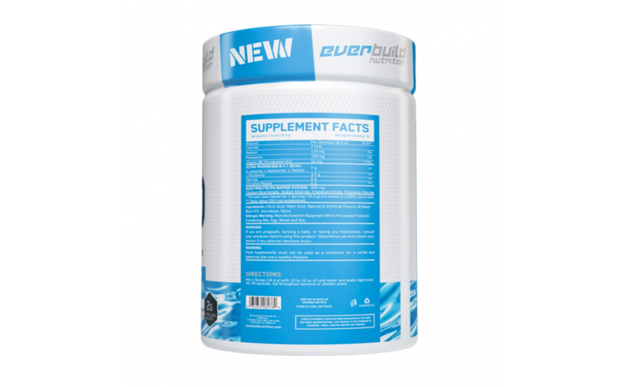 Cryo Cell BCAA Blue Raspberry — 486 г, амінокислоти без цукру