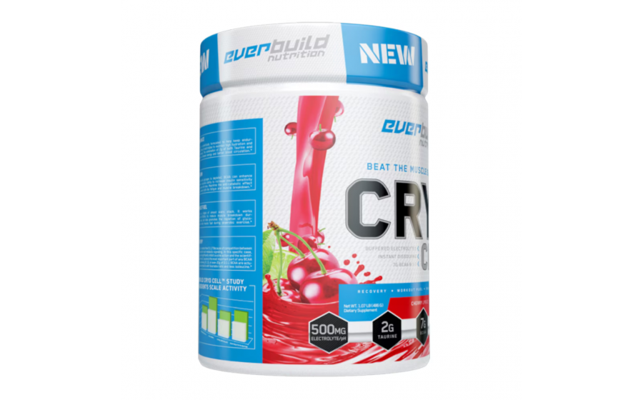 BCAA 8:1:1 Cherry Limeade — 486 г, енергія, цитрулін Cryo Cell BCAA Cherry Limeade — 486 г, відновлення і гідратація