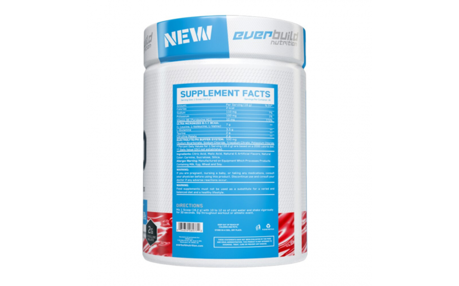 BCAA 8:1:1 Cherry Limeade — 486 г, енергія, цитрулін Cryo Cell BCAA Cherry Limeade — 486 г, відновлення і гідратація