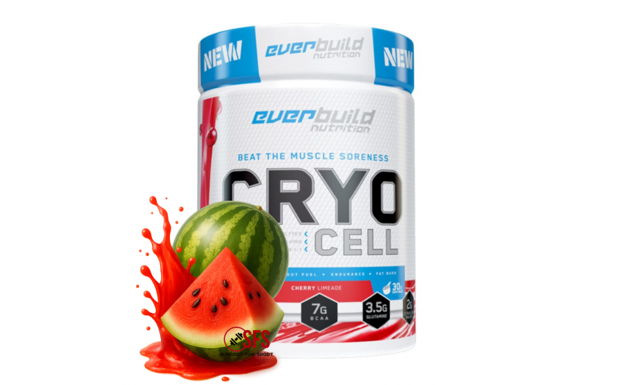 Cryo Cell BCAA Watermelon Fresh — 486 г, енергія, без цукру
