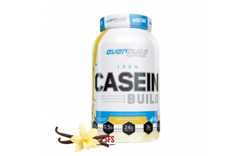 Everbuild Micellar Casein Build Vanilla – 908 г білка без цукру