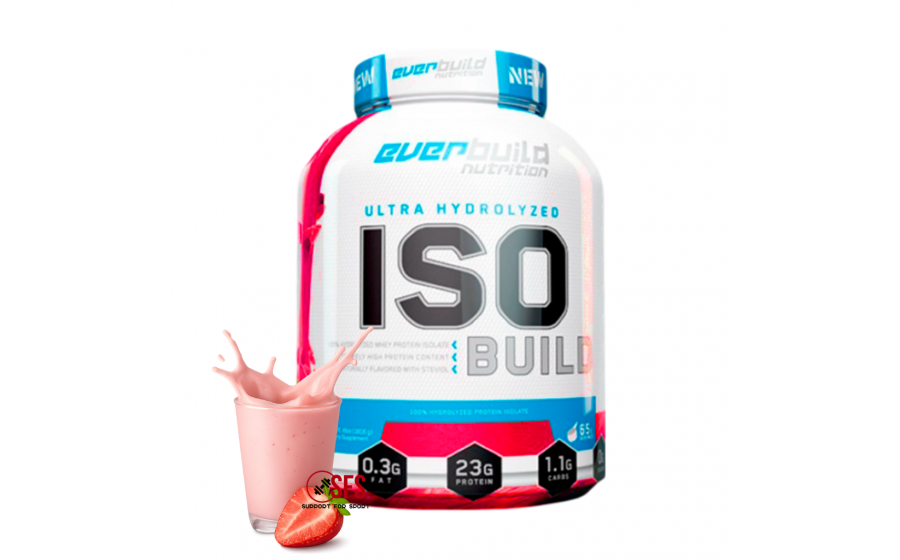 Everbuild ISO Build Hydrolyzed Protein Isolate Strawberry Smooth