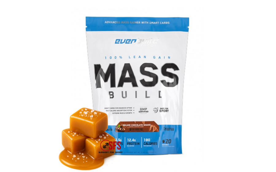 Everbuild Mass Build Gainer Salted Caramel 1000 г — 30 г білка, 
