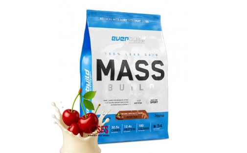 Everbuild Mass Build Gainer Cherry 2720 г — білок 60 г, без цукр