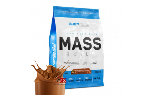 Everbuild Gainer Chocolate 2720 г — білок 60 г, 1000 ккал, без л