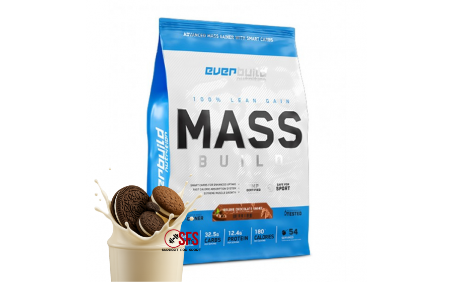 Everbuild Mass Gainer 2720 г Cookies & Cream — білок 60г, бе