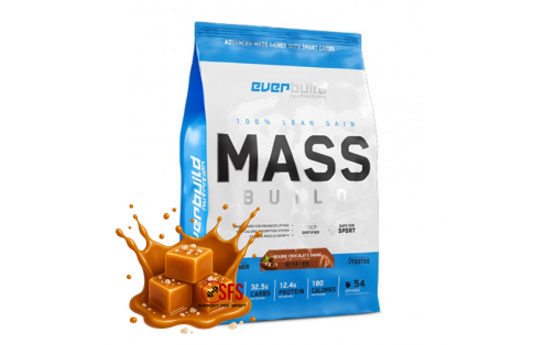 Everbuild Mass Gainer Salted Caramel 2720 г — білок 60 г, без цу