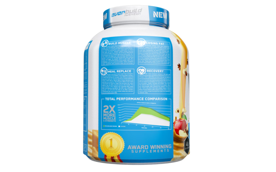 Everbuild Ultra Premium Whey Protein Build Apple & Cinnamon
