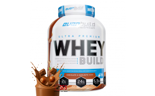 Everbuild Whey Protein Build Chocolate Hazelnut 2271 г — без лак