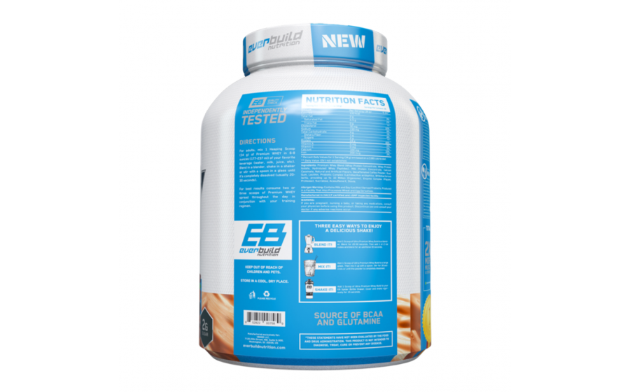 Whey Mocha Cappuccino 2271 г — Everbuild, low sugar Everbuild Whey Protein Mocha Cappuccino 2271 г — без цукру