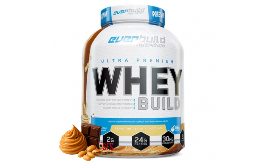 Everbuild Ultra Premium Whey Protein Build Peanut Butter Chocola Everbuild Ultra Premium Whey Protein Build Peanut Butter Chocola