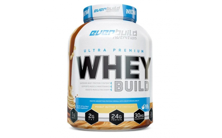 Everbuild Ultra Premium Whey Protein Build Peanut Butter Chocola Everbuild Ultra Premium Whey Protein Build Peanut Butter Chocola