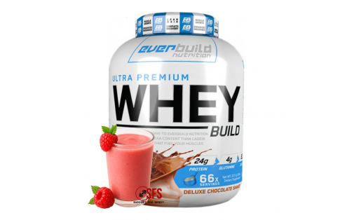 Everbuild Ultra Premium Whey Protein Build Raspberry 2271 г