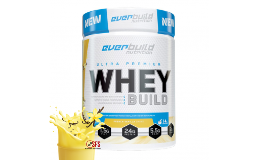 Everbuild Ultra Premium Whey Protein Build French Vanilla 454 г
