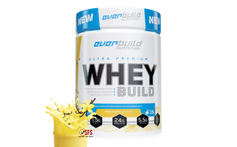 Ultra Premium Whey Protein 454 г French Vanilla Everbuild Ultra Premium Whey Protein Build French Vanilla 454 г