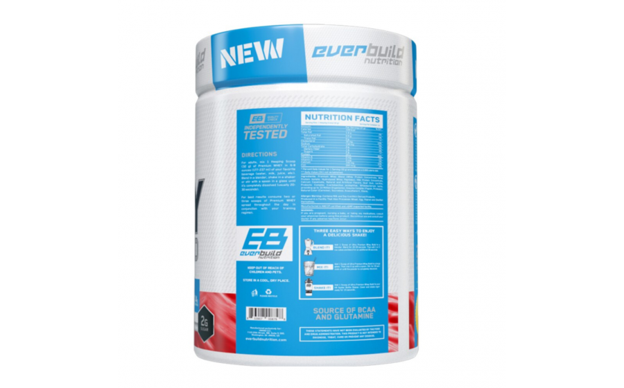 Ultra Premium Whey Protein 454 г Strawberry Banana Everbuild Ultra Premium Whey Protein Build Strawberry Banana 454