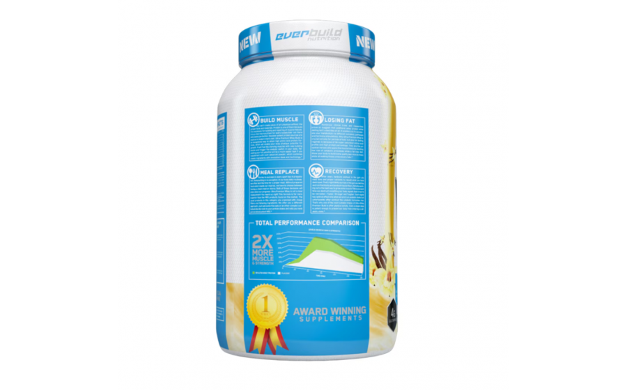 Ultra Premium Whey Protein 908 г French Vanilla Everbuild Ultra Premium Whey Protein Build French Vanilla 908 г