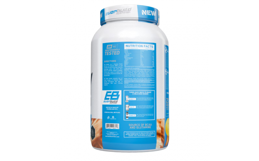 Ultra Premium Whey Protein 908 г Mocha Cappuccino — концентрат Everbuild Ultra Premium Whey Protein Build Mocha Cappuccino 908