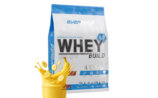 Everbuild Whey Protein Build 2.0 Banana 2270 г