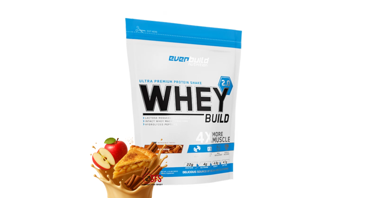 Купити Everbuild Whey Protein Build 2.0 500 г Apple Cinnamon Pie — без ...