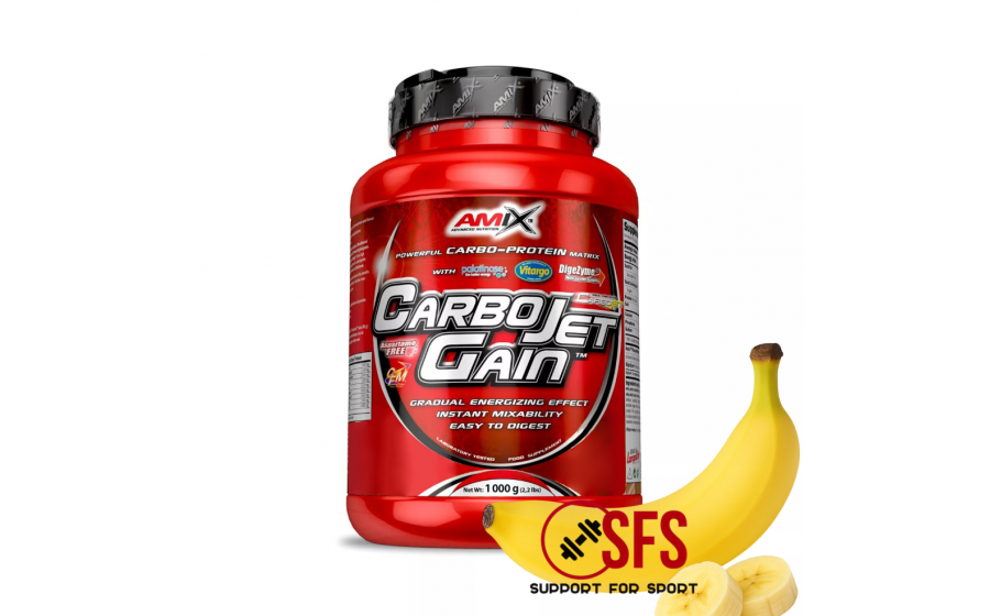 AMIX CarboJet Gain 1000 g Banana AMIX CarboJet Gain 1000 g Banana