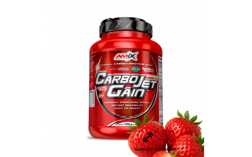 AMIX CarboJet Gain 1000 g Strawberry