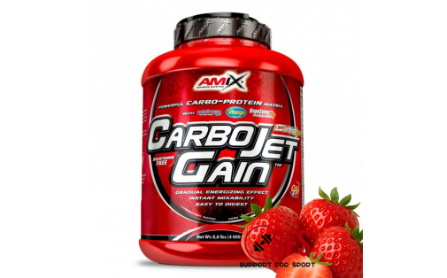 AMIX CarboJet Gain 4000 g Strawberry