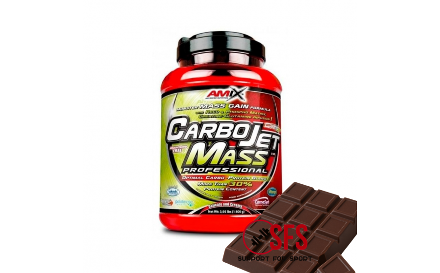 AMIX CarboJet Gain Mass Professional 1800 g Chocolate AMIX CarboJet Gain Mass Professional 1800 g Chocolate