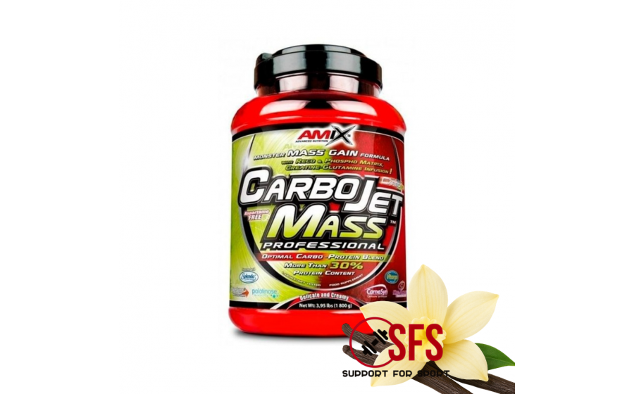 AMIX CarboJet Gain Mass Professional 1800 g Vanilla AMIX CarboJet Gain Mass Professional 1800 g Vanilla