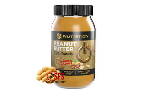 GoOn Peanut Butter Crunchy 900 г — 100 % арахіс, хрусткі фрагмен