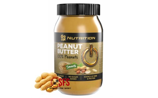 GoOn Peanut Butter Smooth 900 г — 100 % арахис, кремовая паста