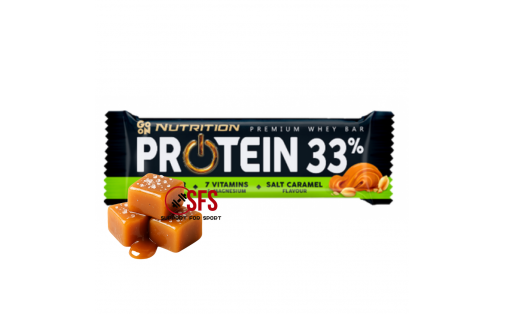 GoOn Protein Bar 33% Salt Caramel — батончик з білком і вітаміна