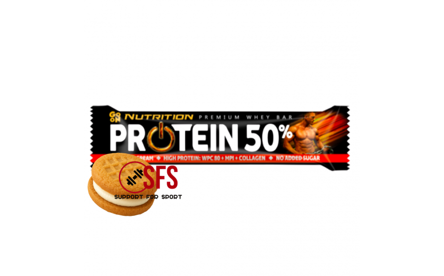 GoOn Nutrition Protein Bar 50% (40 g, cookie & cream) GoOn Nutrition Protein Bar 50% (40 g, cookie & cream)
