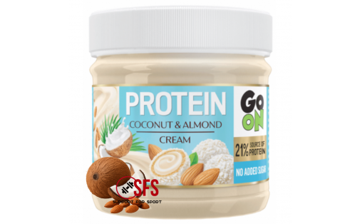 GoOn Protein Cream Coconut‑Almond 180 г — 21 г білка, без цукру