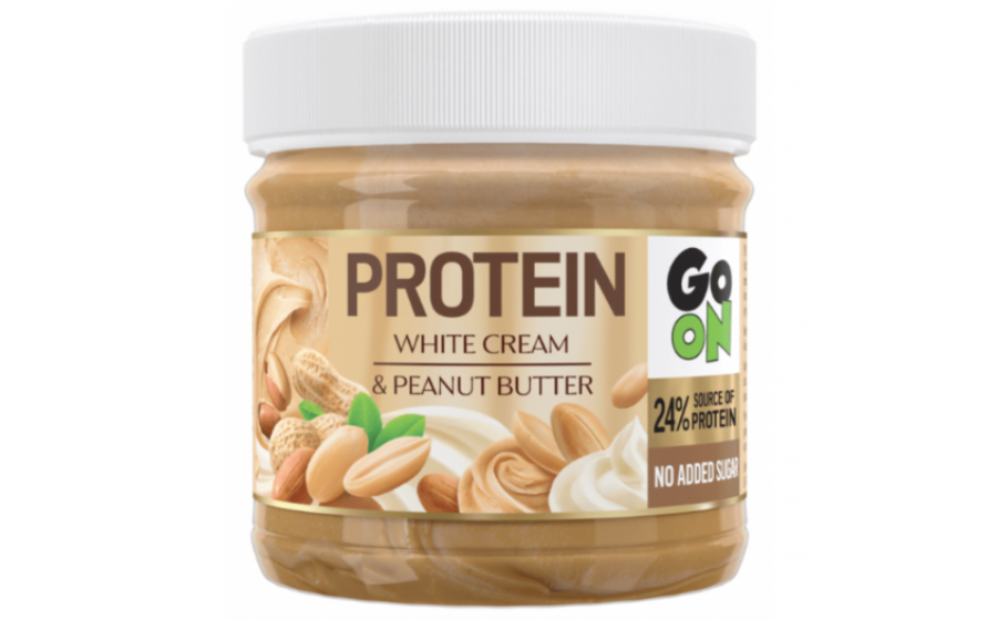 GoOn Protein Cream White Cream & Peanut Butter 180 г — 24 % 