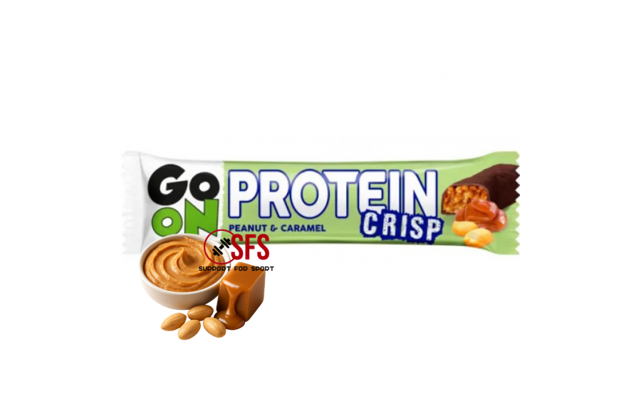 GoON Nutrition Protein Crisp Bar with Peanut & Caramel 50g GoON Nutrition Protein Crisp Bar with Peanut & Caramel 50g