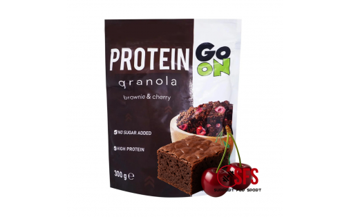GoOn Protein Granola Brownie Cherry 300 г — хрустка протеїнова г